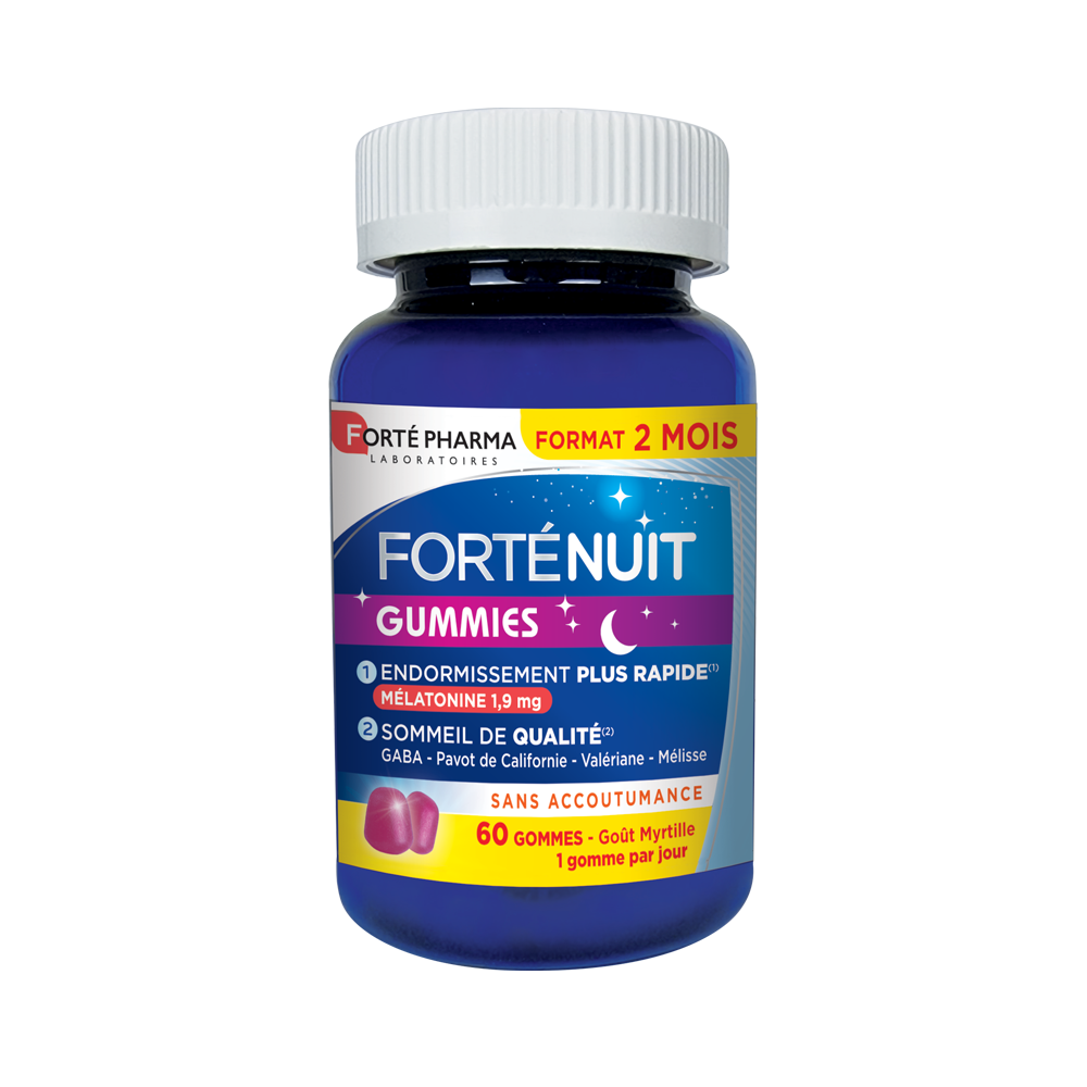 Forté Nuit gummies sommeil endormissement grand format