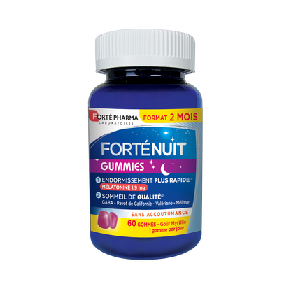 Forté Nuit gummies sommeil endormissement grand format