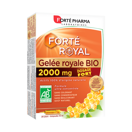 Acheter Gelée Royale BIO 2000mg FortéRoyal