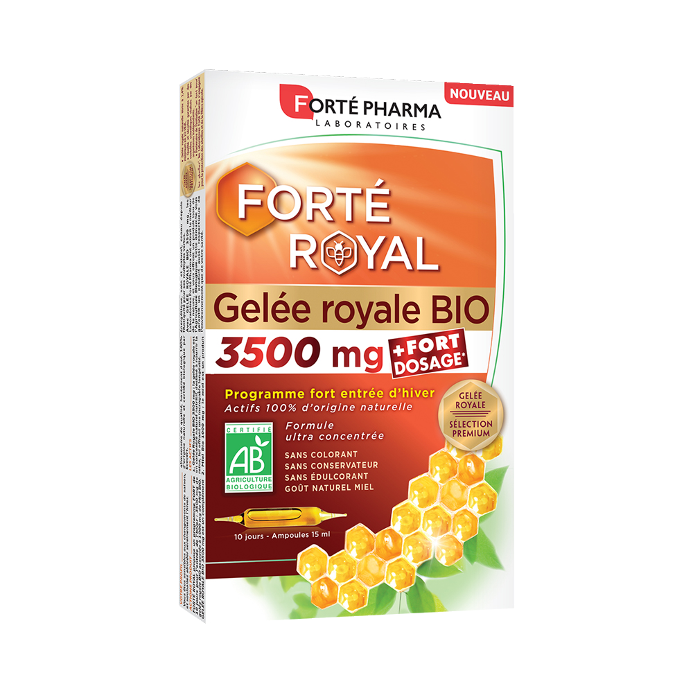 Acheter gelée Royale BIO 3500mg fortement dosée