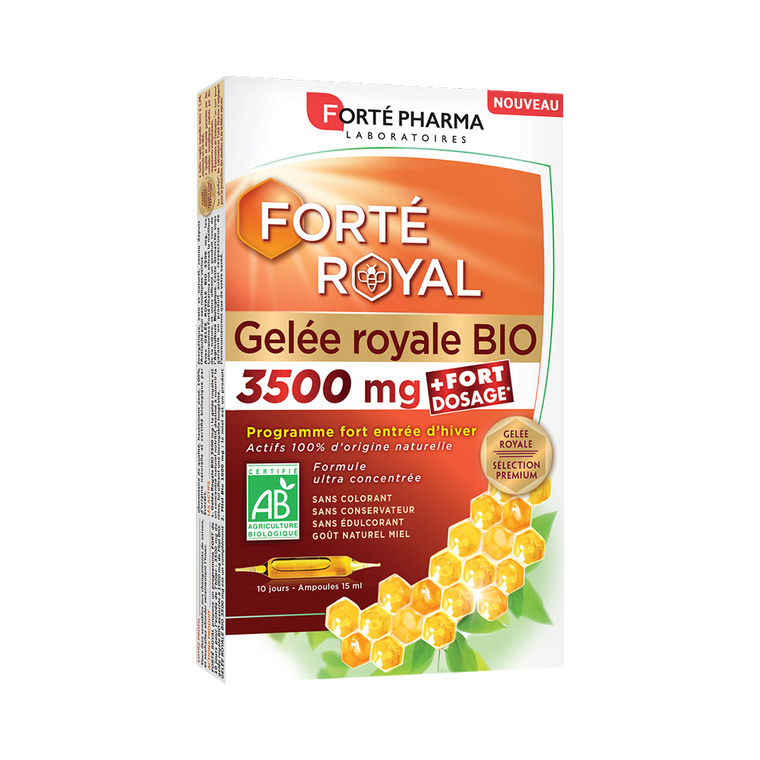 Acheter gelée Royale BIO 3500mg fortement dosée