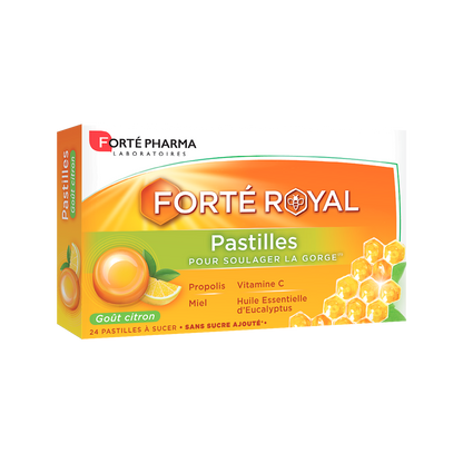 Acheter FortéRoyal Pastilles gorge citron