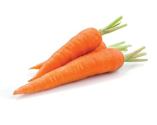 Carotte, antioxydant naturel pour la peau.