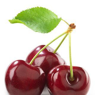 Cerise fruit rouge, riche en antioxydants.