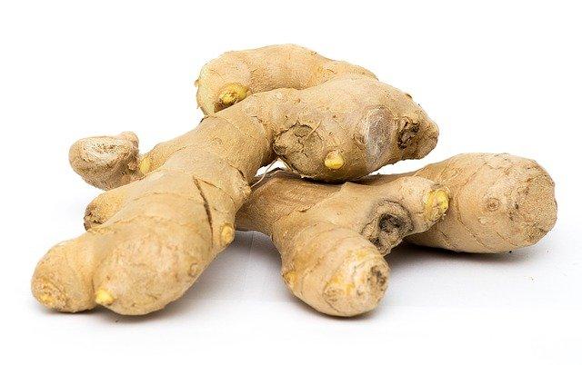 Racine de gingembre frais, digestion.