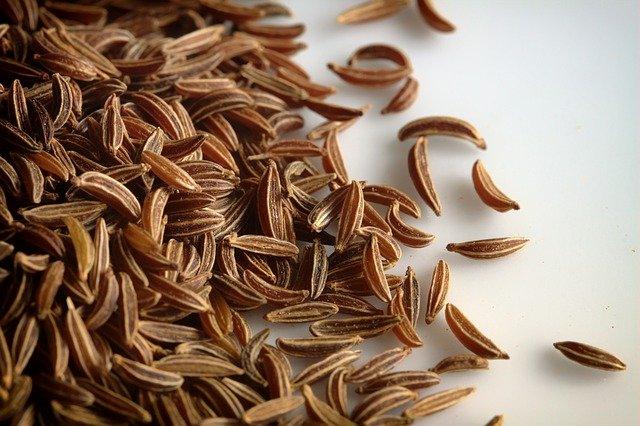 Graines de carvi, plante digestive et aromatique.