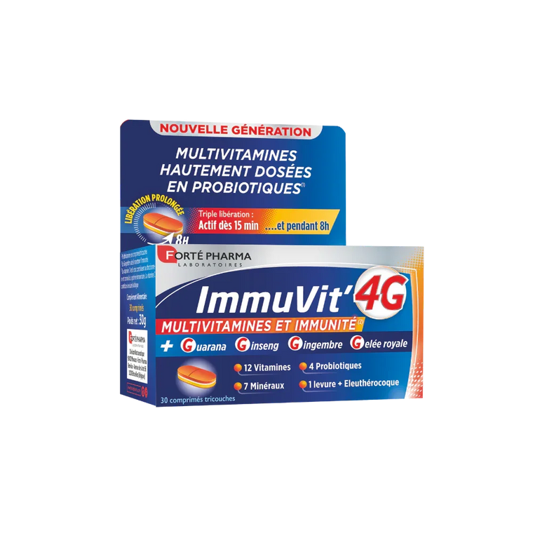 ImmuVit'4G - Forté Pharma - ImmuVit'4G - 30 comprimés