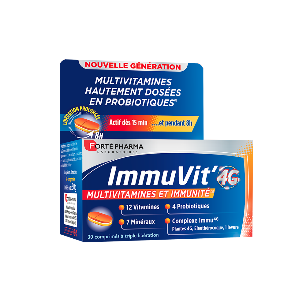 ImmuVit'4G energie immunité 1 mois