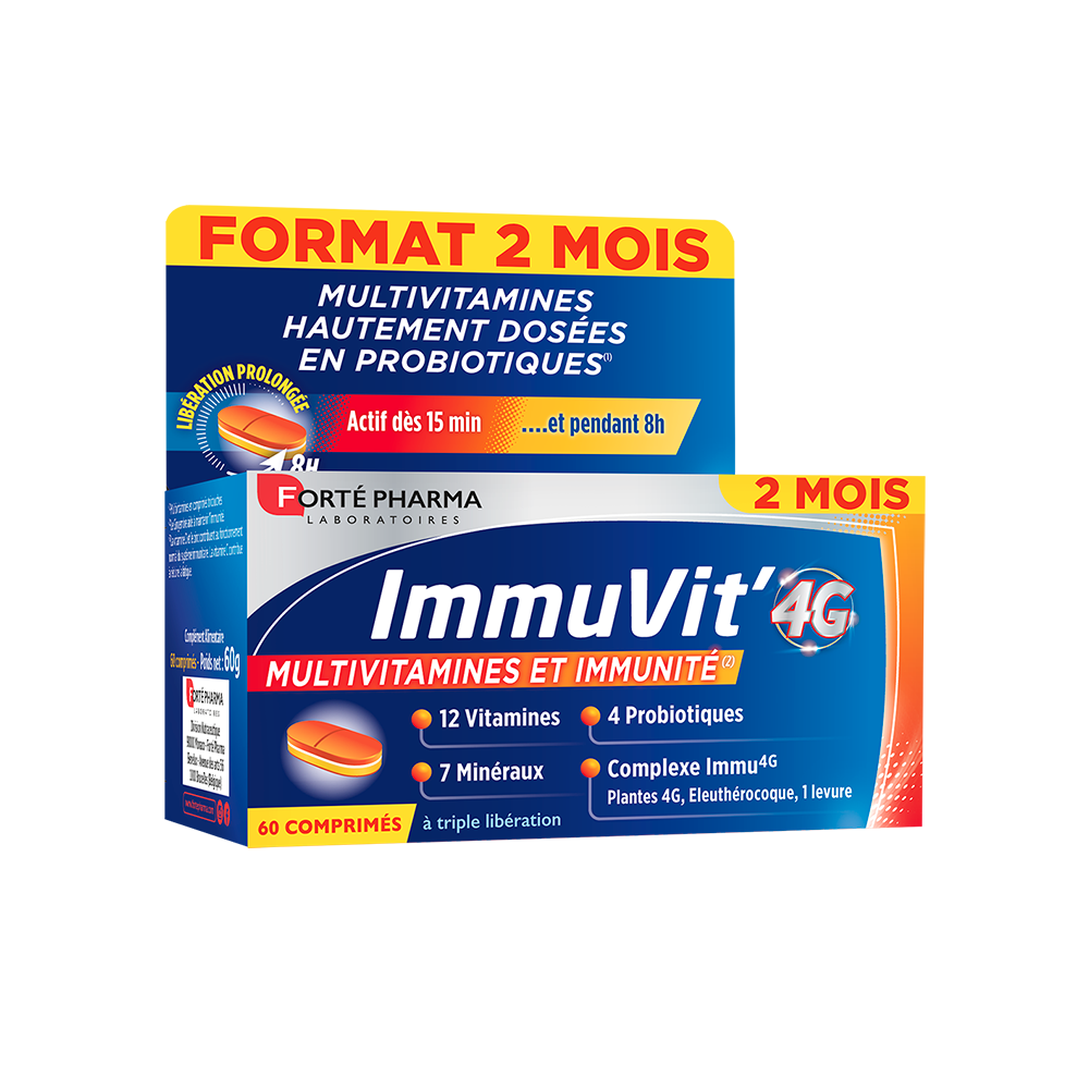 ImmuVit'4G energie immunité 2 mois