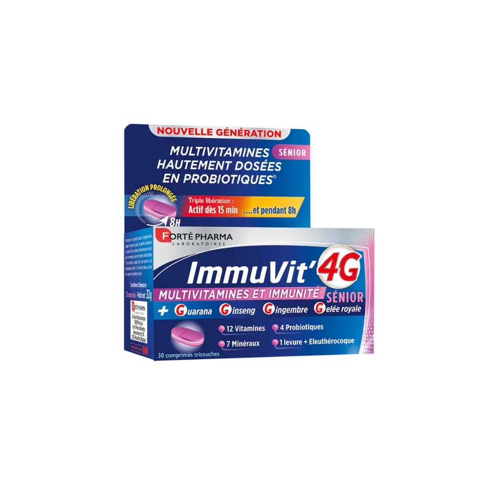 ImmuVit'4G Multivitamines et immunité sénior