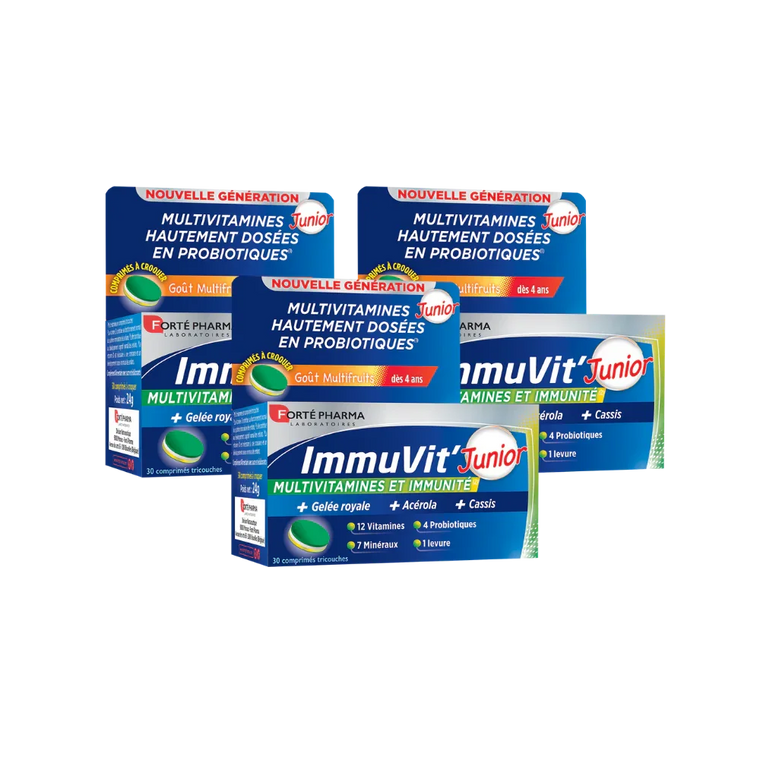 Lot de 3 Immuvit 4G junior
