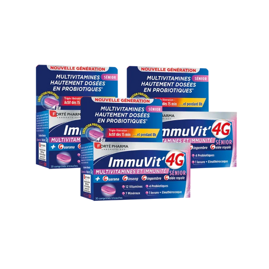 Lot de 3 ImmuVit'4G Sénior - Forté Pharma - Lot de 3 ImmuVit'4G Sénior - Default Title