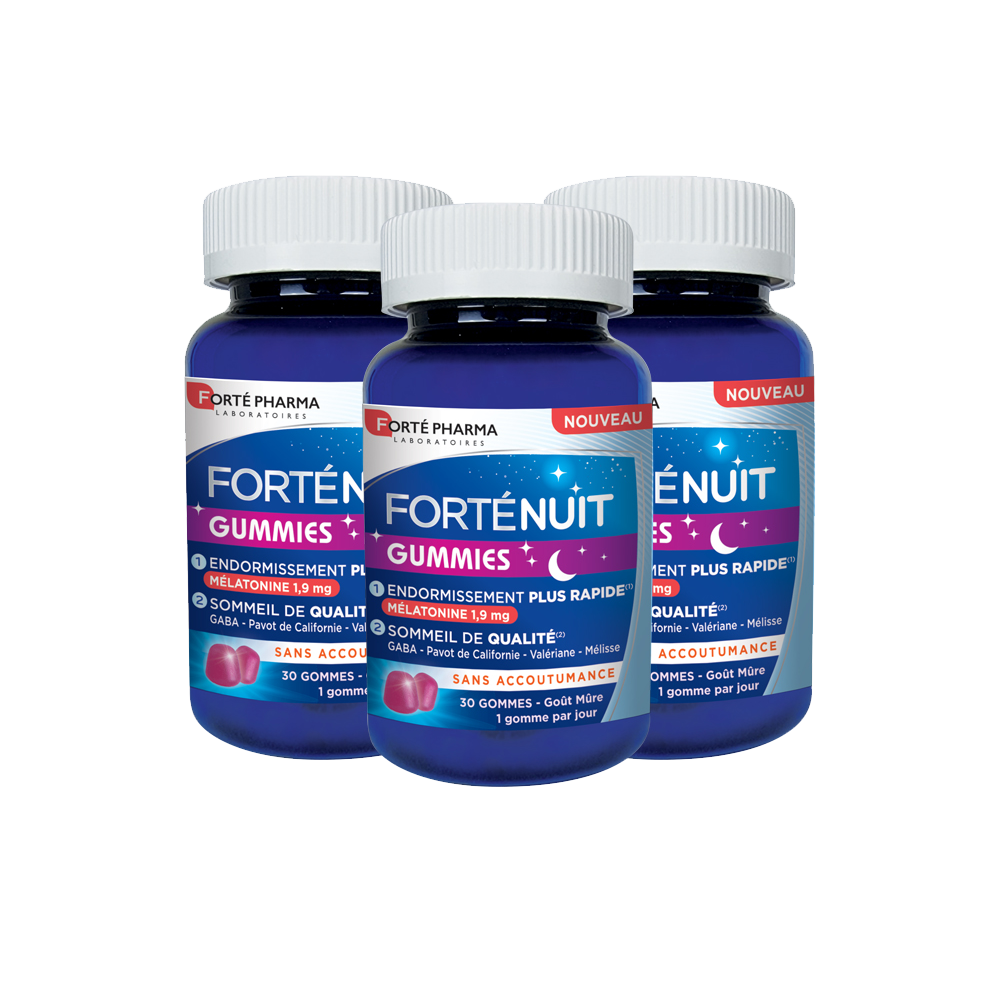 Forté Nuit Gummies lot de 3