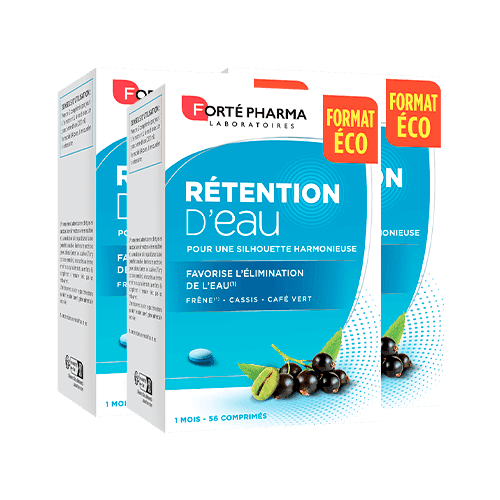 Lot de 3 Rétention d'eau - Forté Pharma - Lot de 3 Rétention d'eau - Default Title