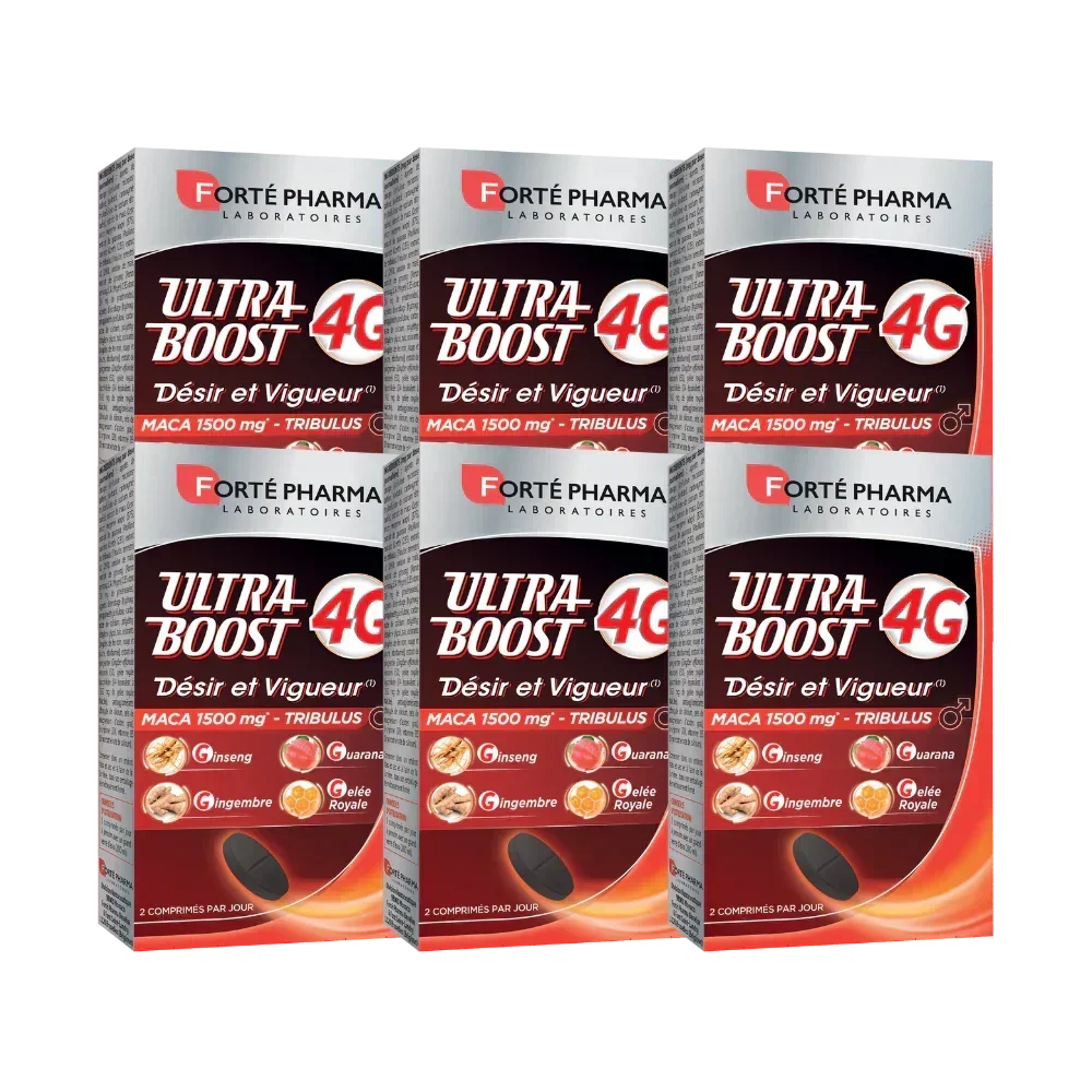 Lot de 6 UltraBoost 4G Désir et Vigueur - Forté Pharma - Lot de 6 UltraBoost 4G Désir et Vigueur - Default Title