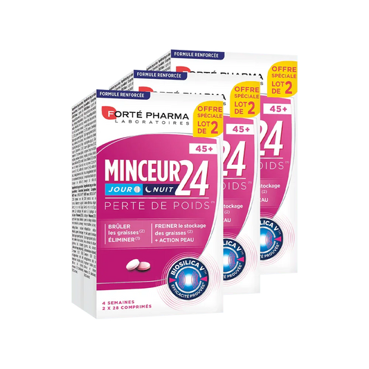 Lot de 3 Minceur 24 45+ - Forté Pharma - Lot de 3 Minceur 24 45+ - Default Title