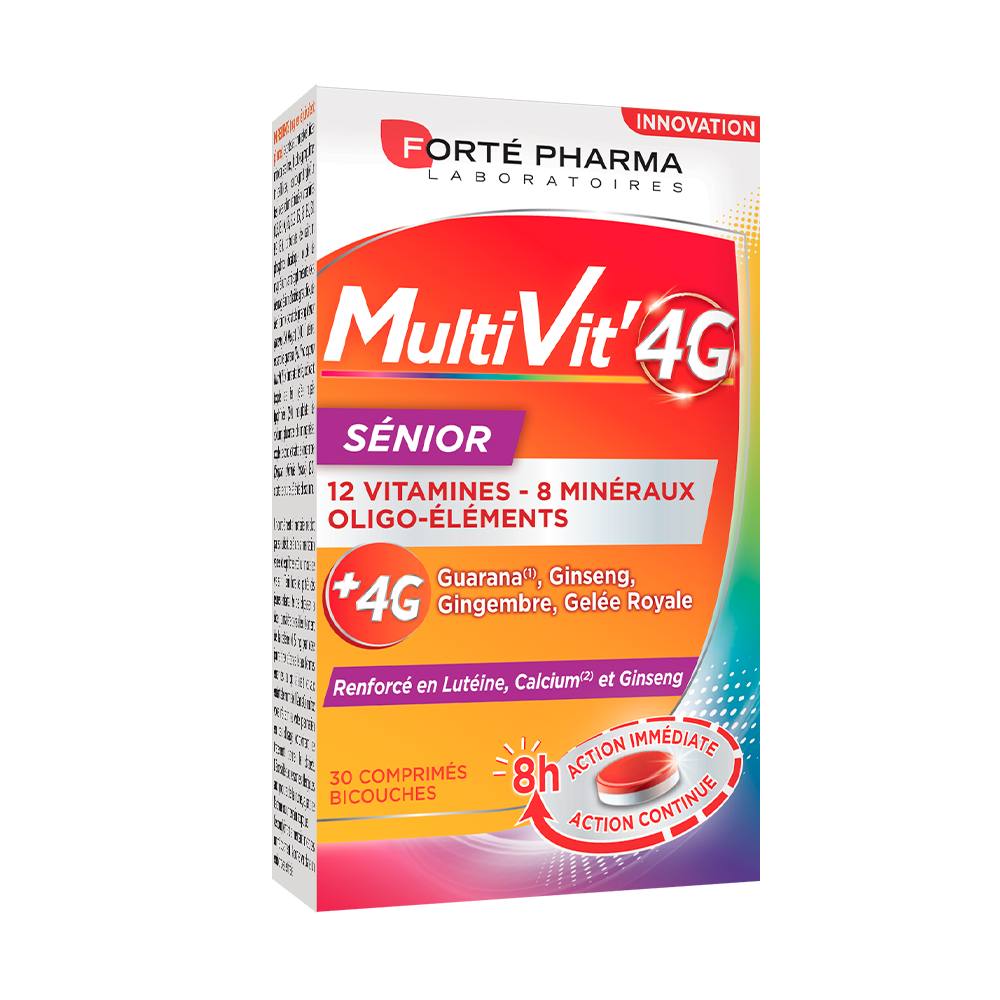 Acheter MultiVit'4G sénior vitamines