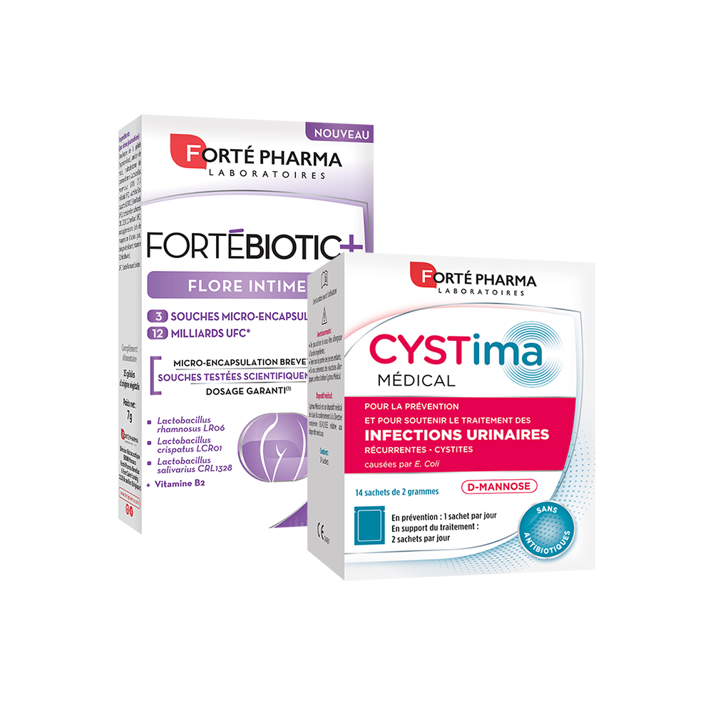 Pack confort intime pour infections urinaires cystites