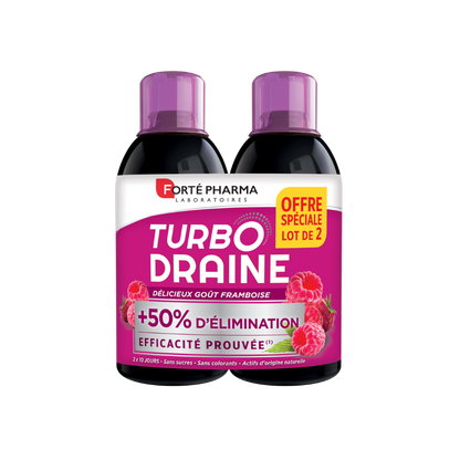 Turbodraine lot de 3 framboise