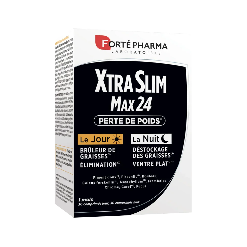 XtraSlim Max 24 - Forté Pharma - XtraSlim Max 24 perte de poids jour nuit