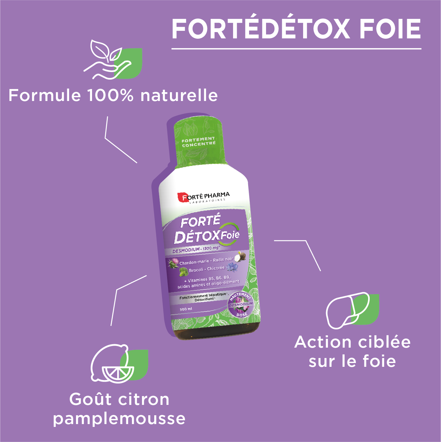 Bienfaits détox foie FortéDétox Foie