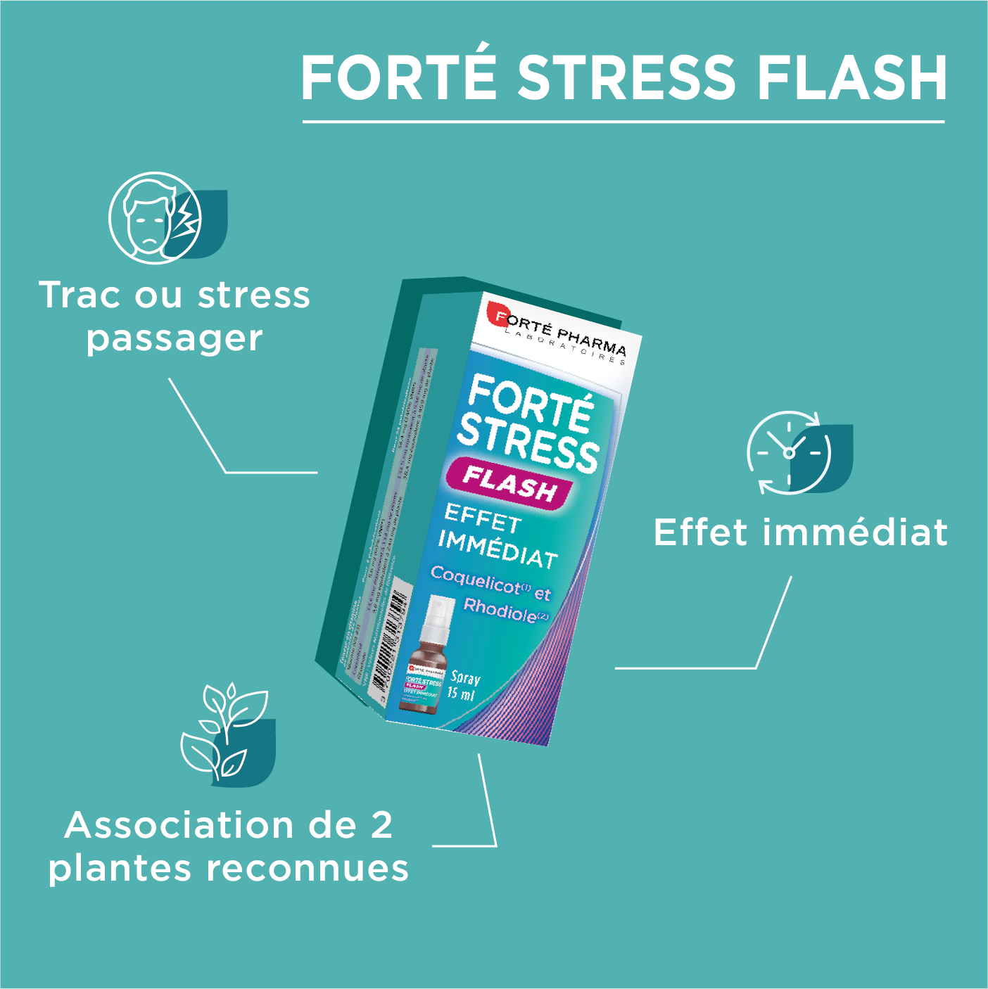 Actions Forté Stress flash spray