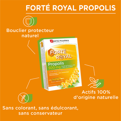 Bienfaits propolis immunité FortéRoyal