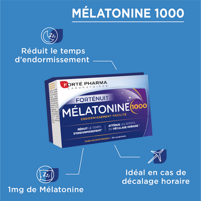 Mélatonine 1g bienfaits sommeil