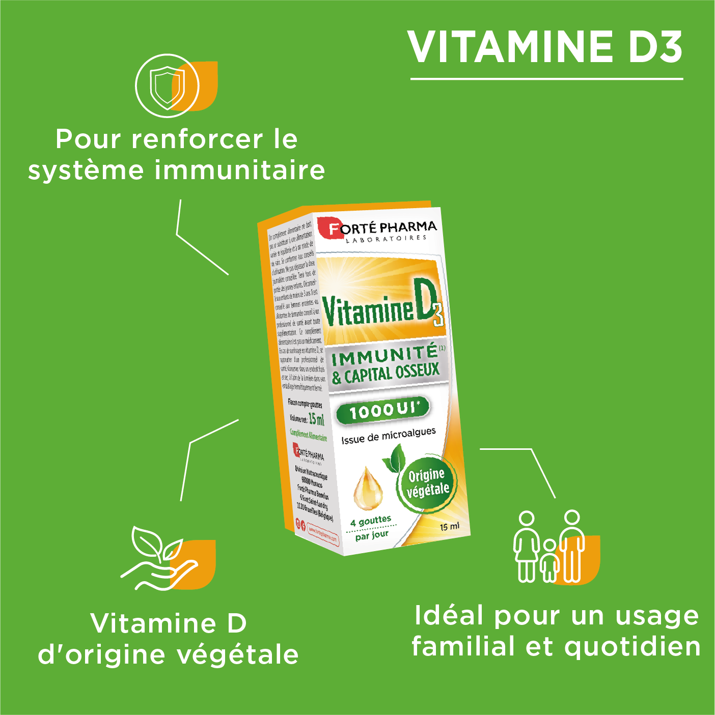 Bienfaits vitamine D immunité 