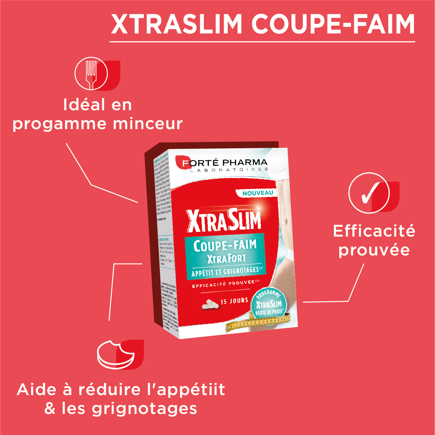 Actions XtraSlim coupe faim minceur