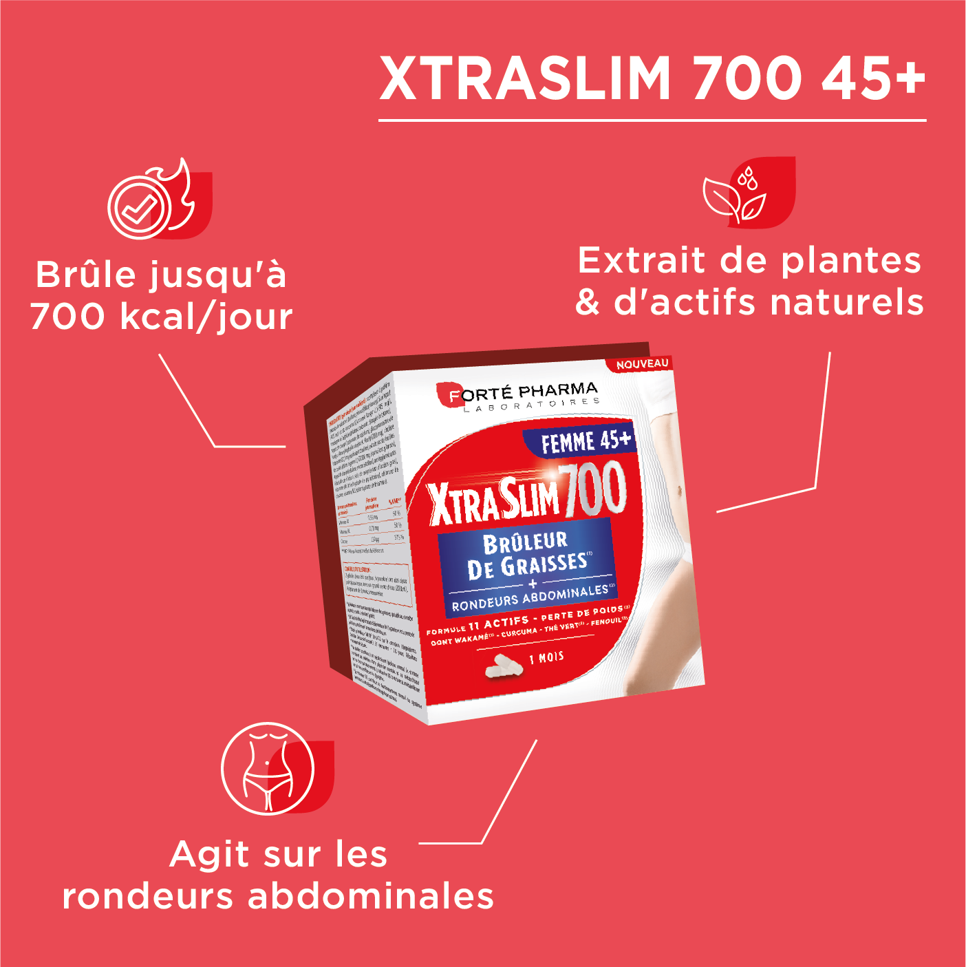 Actions XtraSlim 700 45+ bruleur de graisses 