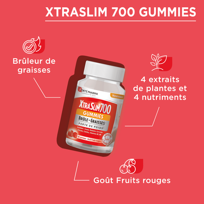 actifs minceur XtraSlim 700 gummies bienfaits